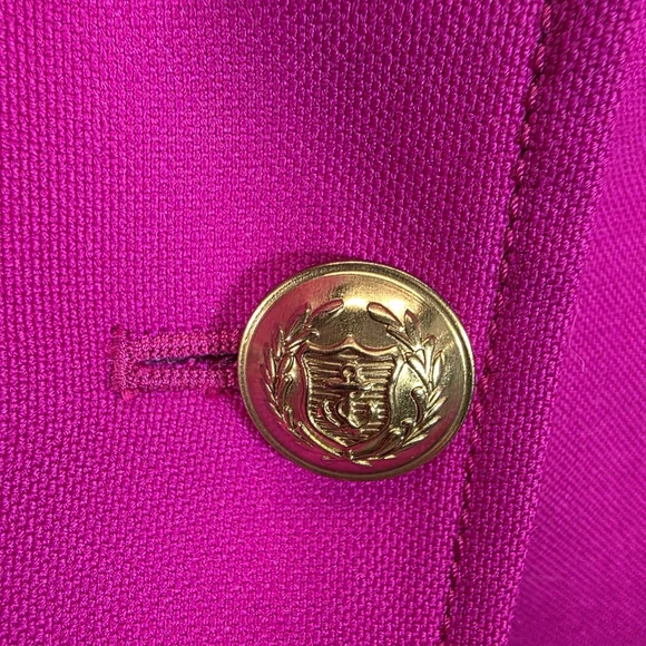 J. Crew Rhodes Blazer in Italian Wool Pink Gold Button Size 14 - Picture 4 of 12
